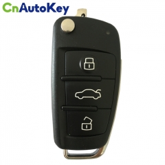 CN008076 ORIGINAL Flip Key for Audi A3 Q2 Q3 3Buttons 434MHZ megmos AES KEYLESS GO _ 81A 837 220 H