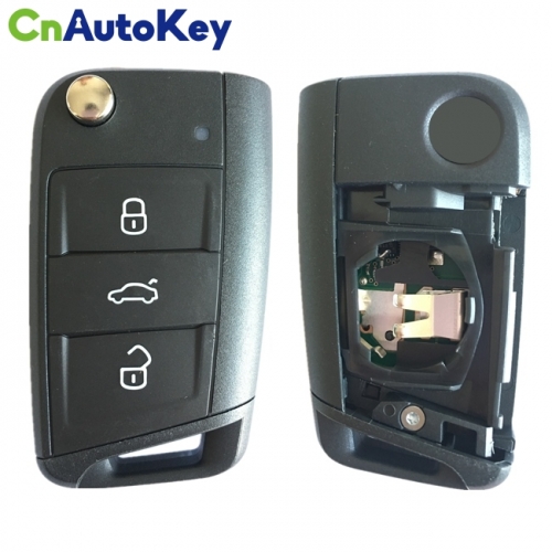 CN001095 For Volkswagen Polo 3 Button Remote Flip Key Fob 434MHZ 2G6 959 752 NCP2161W chip