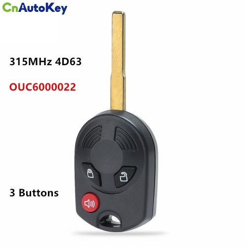 Remote Key for 2012-2014 Ford C-Max Escape Focus Transit Connect Uncut HU101