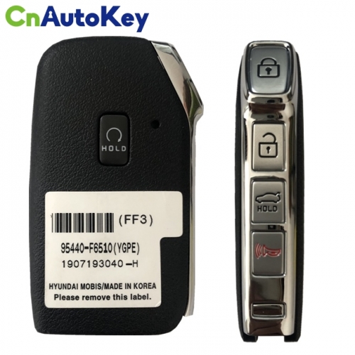 CN051098 For KIA K7 2018 Genuine Smart Remote Key 4 Buttons 433MHz 95440-F6510