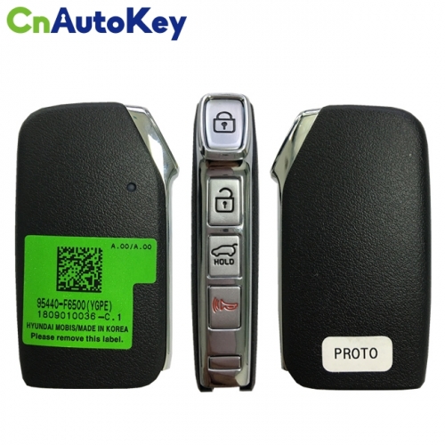 CN051106 For KIA 2020 Genuine Smart Remote Key 4 Buttons 433MHz HITAG 3 Transponder 95440-F6500