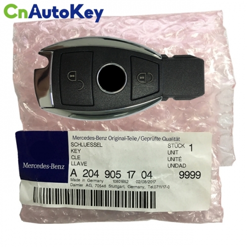 CN002053 ORIGINAL Smart Key For Mercedes W204 C-Class  2Buttons  434MHz  system FBS3  Part NoA 204 905 17 04
