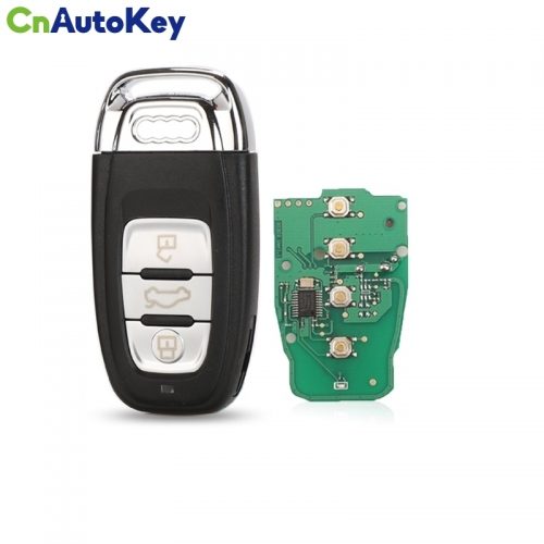 CN008019  3 Button Car Smart Card Remote Key For Audi A4 S4 A5 S5 Q5 PCF7945A 315Mhz 8T0959754C