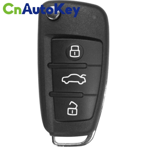 XNA600EN Wireless Remote Key Audi A6L Flip 3 Buttons English 10pcs/lot