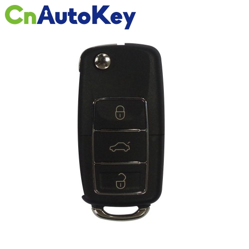 XKB506EN Wire Remote Key VW B5 Flip 3 Buttons Extreme Black English 10pcs/lot