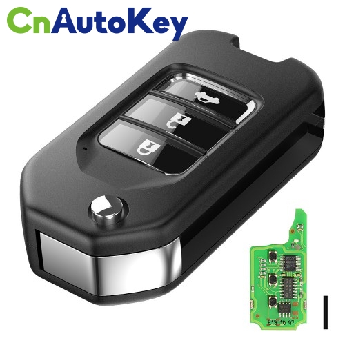 XNHO00EN Wireless Remote Key Honda Flip 3 Buttons English 10pcs/lot
