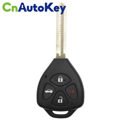 XKTO02EN Wire Remote Key Toyota Flat 4 Buttons Triangle English 10pcs/lot