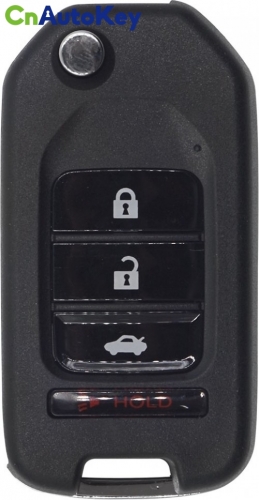 XNHO01EN Wireless Remote Key Honda Flip 3+1 Buttons English 10pcs/lot