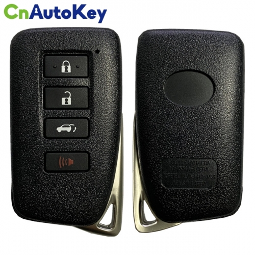 CN052028  Keyless-Go Smart Rmote Key 3+1B ASK 314.3MHz 8A SUV for Lexus 2017-2019 Board 0010 8A Chip TOY12 Blade FCC ID HYQ14FBB
