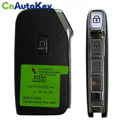 CN051121 For KIA 2020 Genuine Smart Remote Key 5 Buttons 433MHz HITAG 3 Transponder 95440-J5500