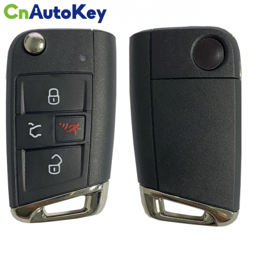 CN001104 2020 Volkswagen Prox  Jetta 4-button Remote Flip Key 315MHZ PN 5G6 959 752 BM FCC ID NBGFS25C1