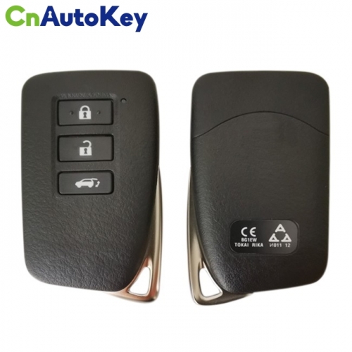 CN052043  LX450, LX460, LX570, NX200 2015+ Smart Key, 3Buttons, BG1EW P1 A8 DST-AES, 433MHz 89904-78591 Keyless Go