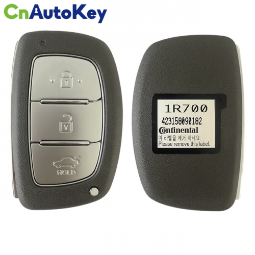 CN020179 OEM Smart Key for Hyundai Accent 2015-2018 Buttons:3 / Frequency: 433MHz / Transponder: PCF7952/HITAG 2 / Blade signature:HY22 / Part No:9544