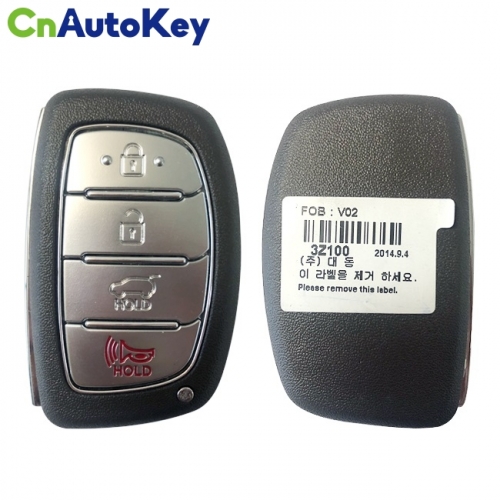 CN020180 Genuine Hyundai I40 2011+ Smart Key, 3Buttons, SCK-SEKSVF10AOB TMS37126, 433MHz Brown 95440-3Z100 Keyless Go Hyundai I40 Smart Key 433Mhz