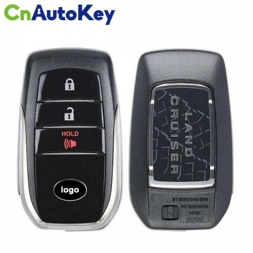 CN007240   Toyola L and Cruiser 2016+ Smart Key,3Buttons, BJ2EK P1 A8 DST-AES, 433MHz 89904-60M40
