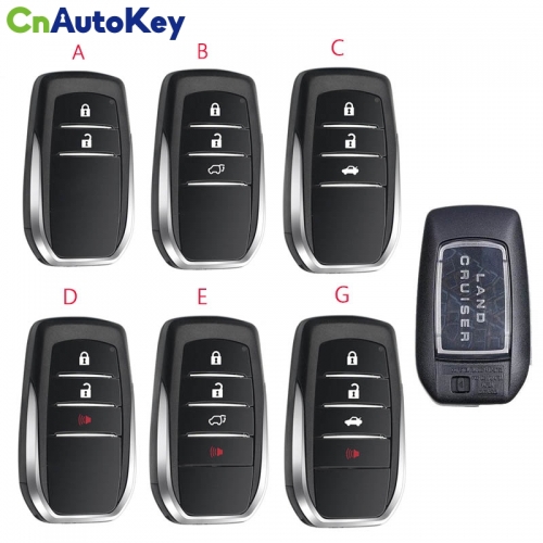 CS007107    2/3/4 Buttons Remote Key Shell For Toyota Fortuner Prado Camry Rav4 Highlander Crown Fob Smart Key Keyless Case Housing