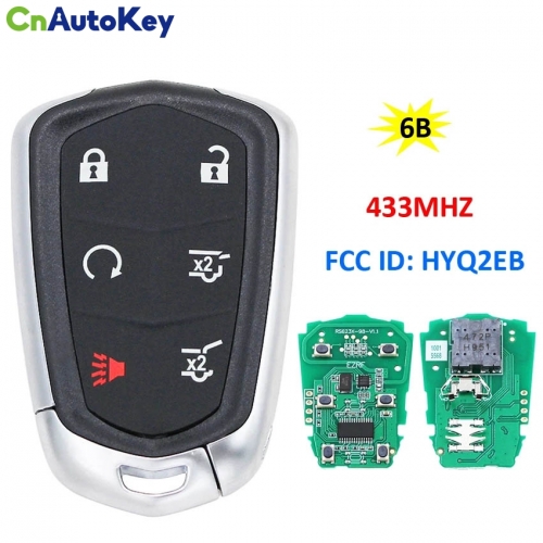 CN030011 For Cadillac Escalade Smart Key 433Mhz Pcf7937E Ncf2951E Transponder Chip Fcc Id Hyq2Eb