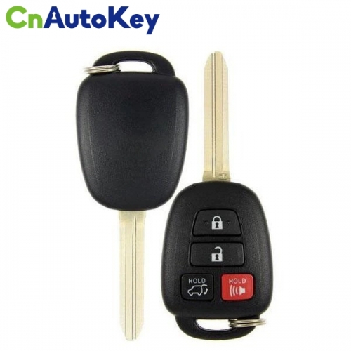 CN007250  2015-2018 Toyota RAV4 / 4-Button Remote Head Key / PN: 89070-0R221 / HYQ12BDP (H Chip)(Canada) (AFTERMARKET)
