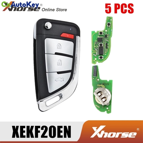 Xhorse XEKF20EN Super Remote Knife Type 4 Buttons with Super Chip 5pcs/Lot