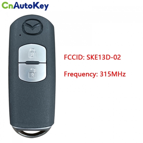 CN026031 FCC ID: WAZSKE13D02 IC: 662F-SKE13D02 MODEL: SKE13D-02 SKE13D-01 Keyless Smart Key For Mazda CX3 CX5 Axela