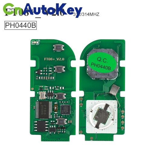 KH039   Lonsdor FT08 PH0440B Update Verson of FT08-H0440C 312/314Mhz Toyota Lexus Smart Key PCB Frequency Switchable