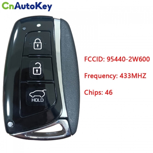 CN020033 Hyundai Santa Fe 2012+ Smart Key, 3Buttons, SV1-DMFEU03 PCF7952A, 433MHz 95440-2W600