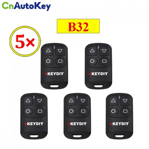 CNKY018  5PCS/LOT KEYDIY B32 4 Buttons General Garage Door Remote for KD900 URG200 KD-X2/KD MINI KD Remote Generater B32