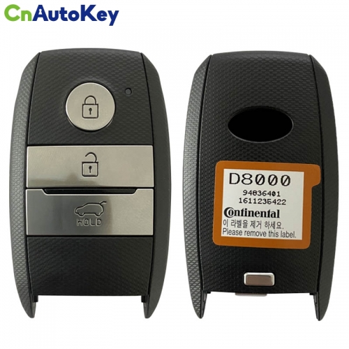 CN051159   Genuine Smart Remote Car Key Fob 433MHz ID47 for Kia KX3 2015 2017 P/N: 95440 D8000