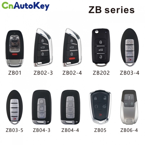 KEYDIY KD ZB Series ZB01 ZB02 ZB03 ZB04 ZB05 ZB06  For Audi For Benz For BMW Style Smart Remote Key For KD-X2 Key Programmer