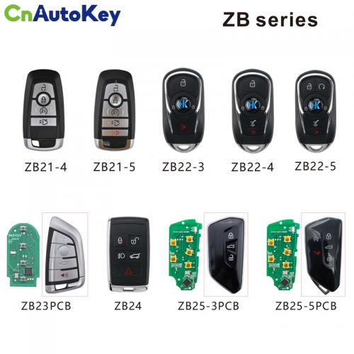 KEYDIY KD ZB Series ZB21 ZB22 ZB23 ZB24 ZB25 For Audi For Benz For BMW Style Smart Remote Key For KD-X2 Key Programmer