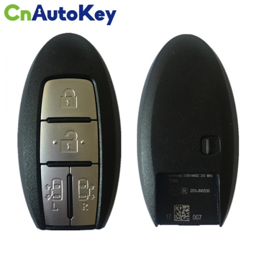 CN027048 Original Nissan 4 Buttons 315MHZ Smart System key AES chip S180144602