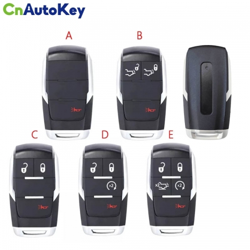 CN087045    For Dodge Ram 1500 2019+ Smart Key, 5Buttons, GQ4-76T HITAG AES PCF7953M, 433MHz