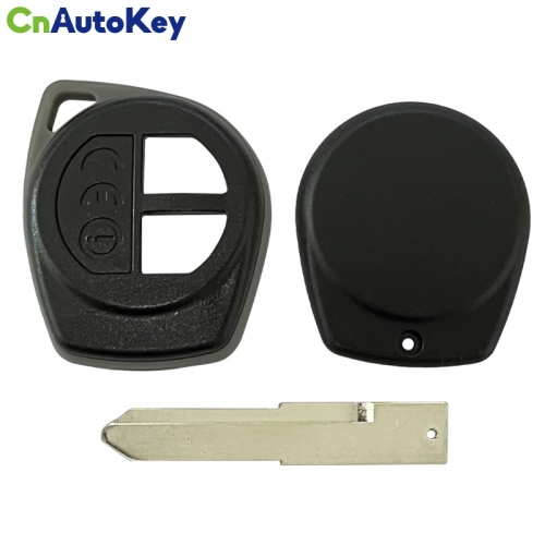 CS048015 Remote Car Key Case Shell Fob Housing For Suzuki Swift HU133R SZ11R Blade Replacement 2 Buttons