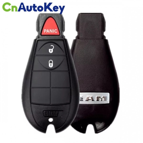 CS087004  2+1 Buttons Aftermarket Key shell For Dodge RAM 2013-2018 3-Btn FOBIK (GQ4-53T) (without blade)