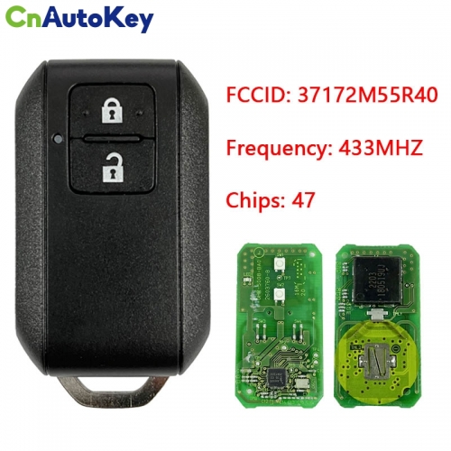 CN048025 Suzuki ERTIGA 2019 Genuine Smart Remote Key 2 Buttons 433MHz 37172M55R40