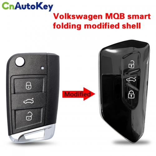 CS001026 Modified key case of automobile remote control key is suitable for Volkswagen