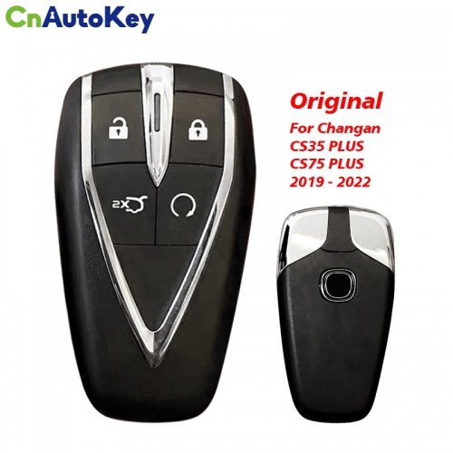 CN035005 Original 4 button smart Car Key Fob For CHANA CS35 PLUS CS75 PLUS 2019-2022 Replacement Remote with small key