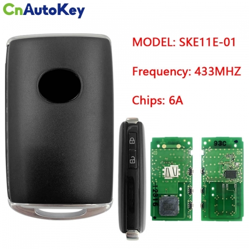 CN026057  Genuine Mazda CX30 2016-2018 Smart Key Remote 2 Buttons 433 MHz SKE11E-01 BCYK-67-5DY 433MHZ  6A Chips