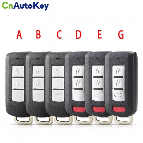 CS011025  For MITSUBISHI 2/3/4 Buttons Car Remote Key Shell for MITSUBISHI ASX Outlander Sport Pajero Shogun Montero Lancer RVR