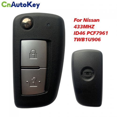CN027029  FOR NISSAN  2 Button  433MHZ ID46 PCF7961 TWB1U906