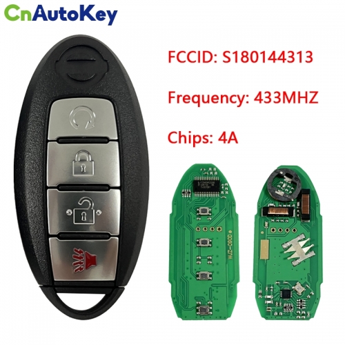 CN027086 S180144313 KR5S180144014 Smart Remote Car Key Fob 4 Button for Nissan Murano Pathfinder Titan 2015 2016 17 18 2019