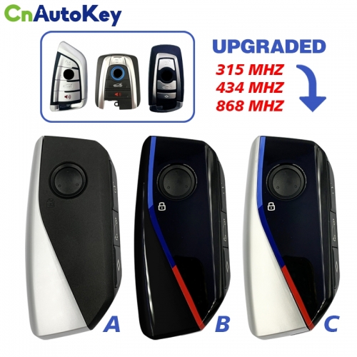 CN006109 4 Button 315 /433 /868 MHZ 49 Chip For BMW CAS4 FEM/DBC Smart Key Program Version
