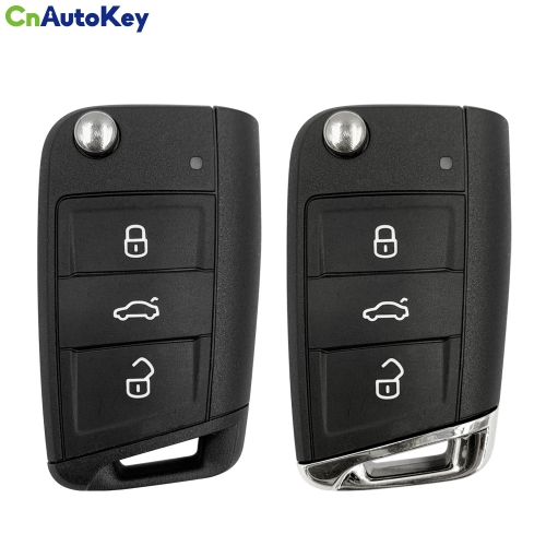 CS001040  3 Button  Flip key For VW smart remote key shell