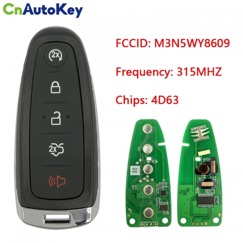 CN018111 (315MHz) 4D63 M3N5WY8609 Smart Key For Remote Key For Ford Escape Titanium Focus