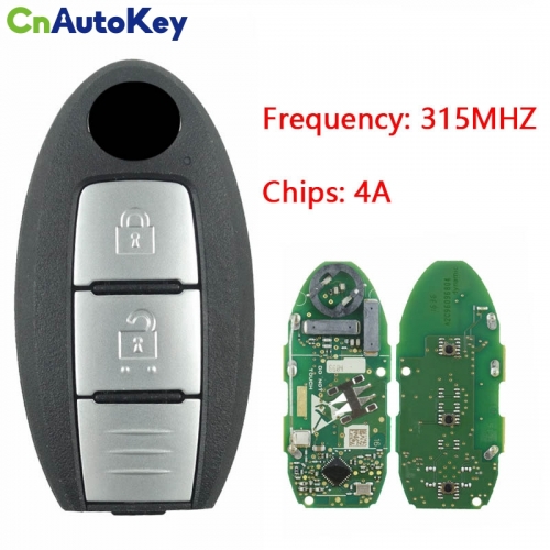 CN027112  Original for Nissan 2 button Smart Key with 315mhz (HITAG AES)4A chip