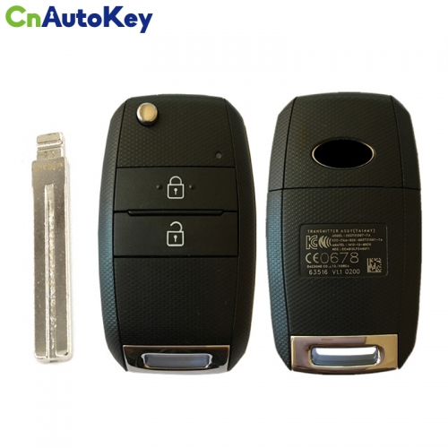 CS051040  For KIA K3 2Buttons Flip key shell With TOY49 key blade