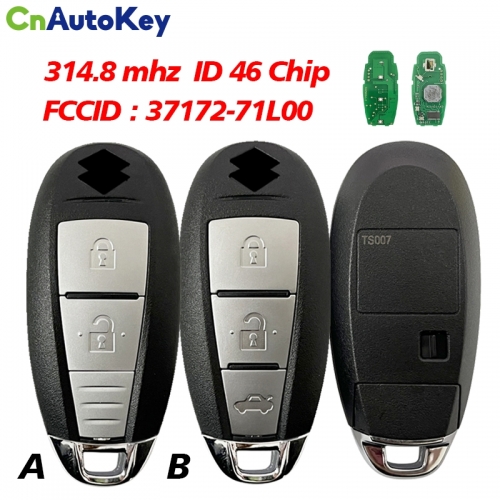 CN048027 For Suzuki Swift (2010 +) (Japan spec)  37172-71L00 TS007 314.8mhz PCF7952 HITAG2