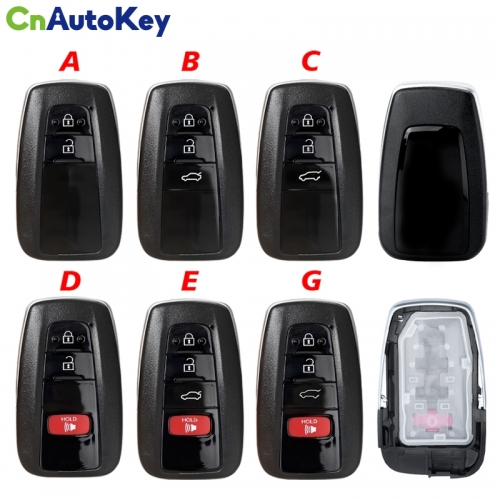 CS007085 2/3/4 Button Smart car key shell For Toyota Corolla Replacement Remote car key shell