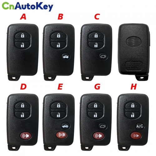 CS007146 Aftermarket 4 Button Smart car remote shell For Toyota Replacement Shell Cover