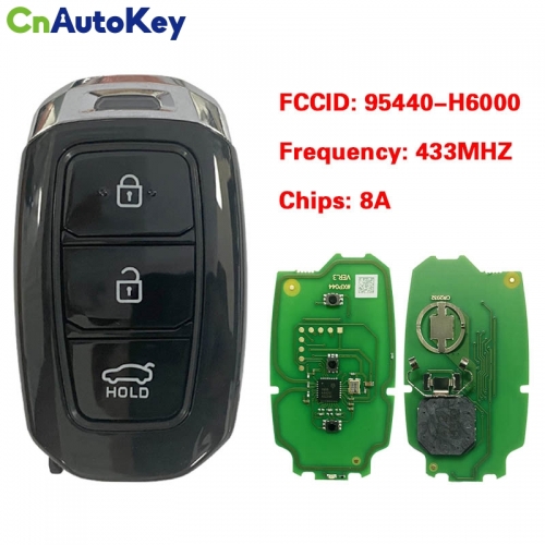 CN020289 Aftermarket For Hyundai Accent 2018 - 2019 Smart Remote Key 433MHz 95440-H6000
